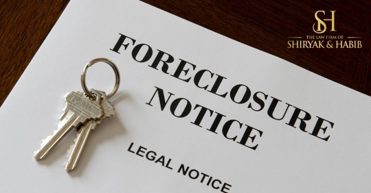 foreclosure notice